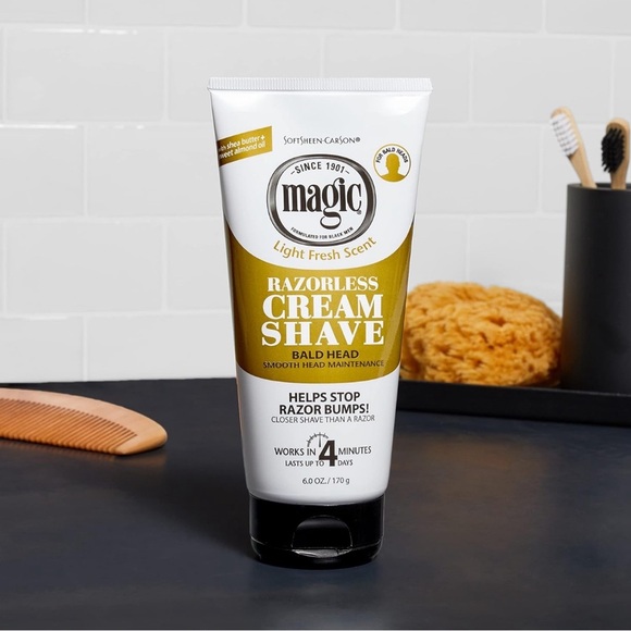 BALD HEAD MAINTENANCE Men’s Magic Razorless Shave Cream | Works in 4 Minutes - Picture 4 of 7